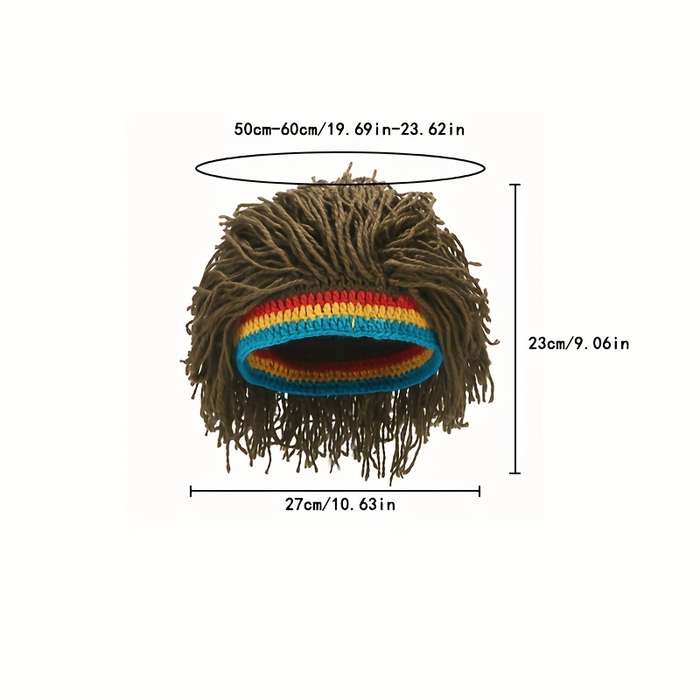 1Pc Light Brown Fashion Design Wig