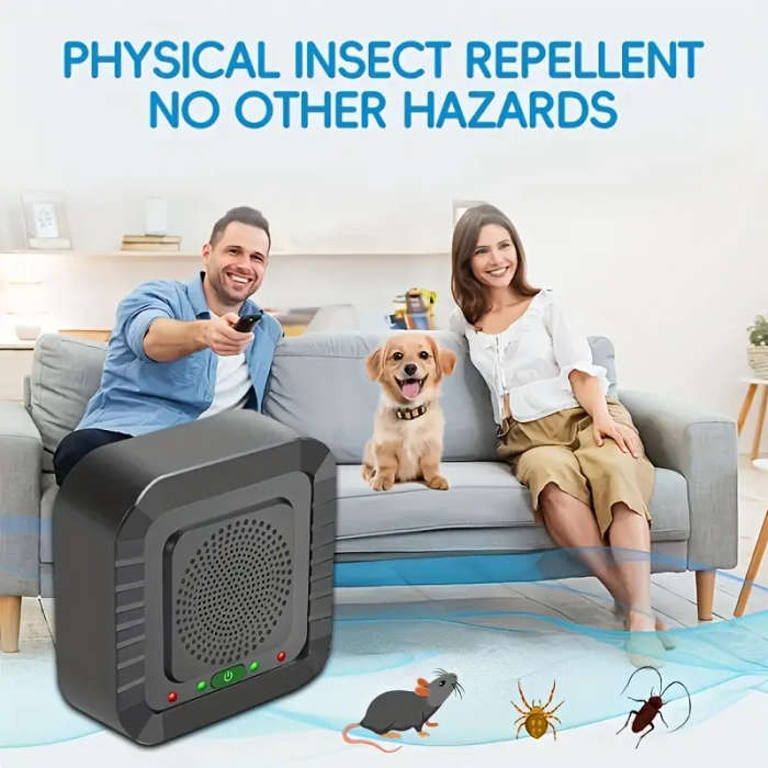 1pc Soundwave Technology Insect Repellent Indoor Electronic Plug-In Insect Repellent USB Direct Plug