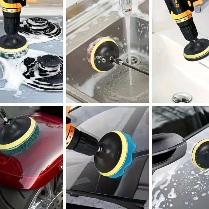 21-Piece Drill Brush Attachment Set