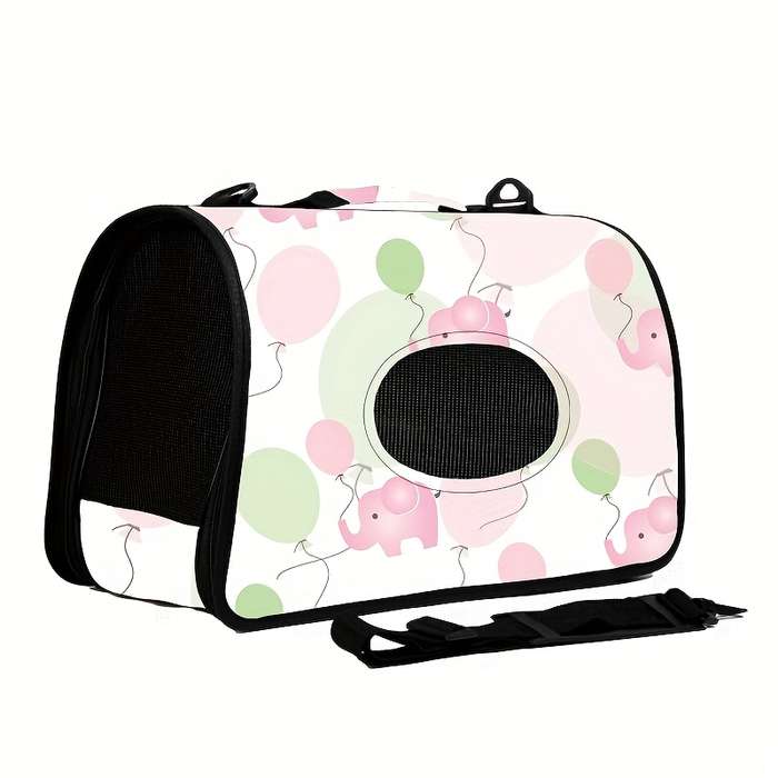 1pc Pink Elephant Pet Bag