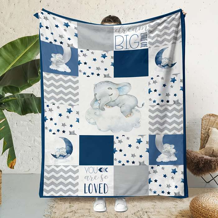 1ps Blanket Color Deep Purple size 150x200cm