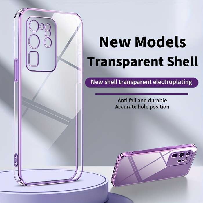 1pc Purple For Samsung Galaxy S20 Ultra Phone Cases