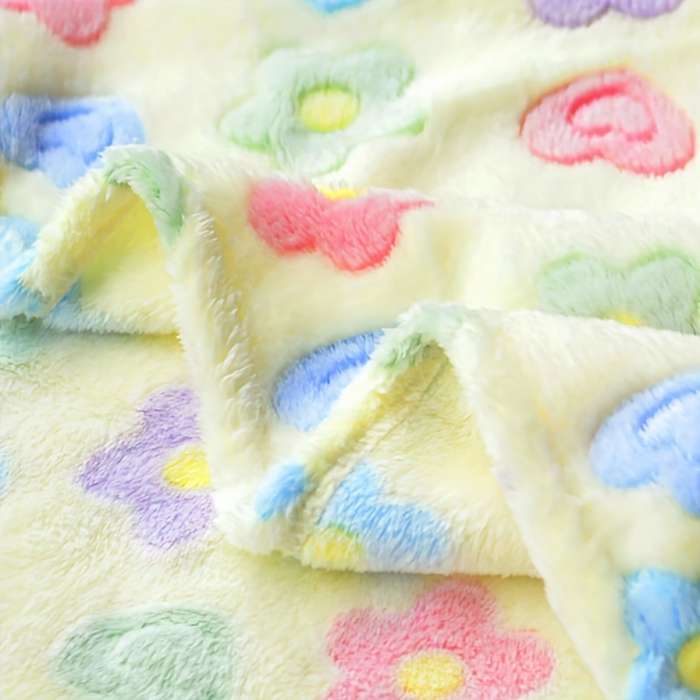 1ps Blanket Style Love Flowers