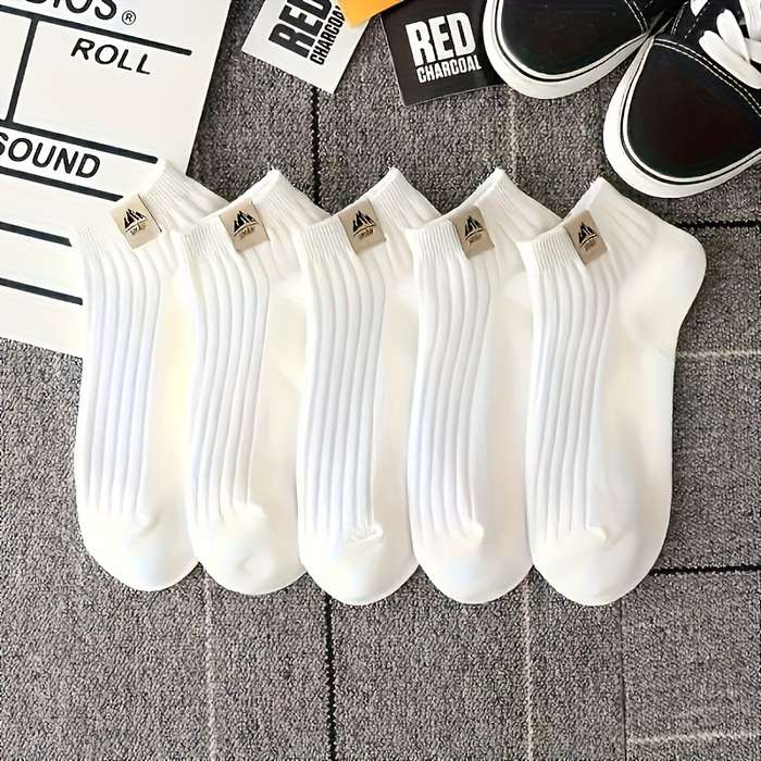 10 Pairs Black One Size High Elastic Socks