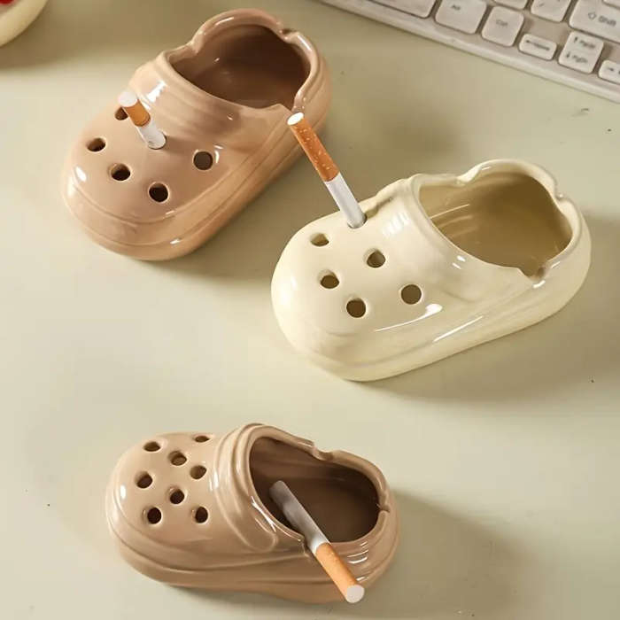Bohemian-Style Resin Clog Ashtray