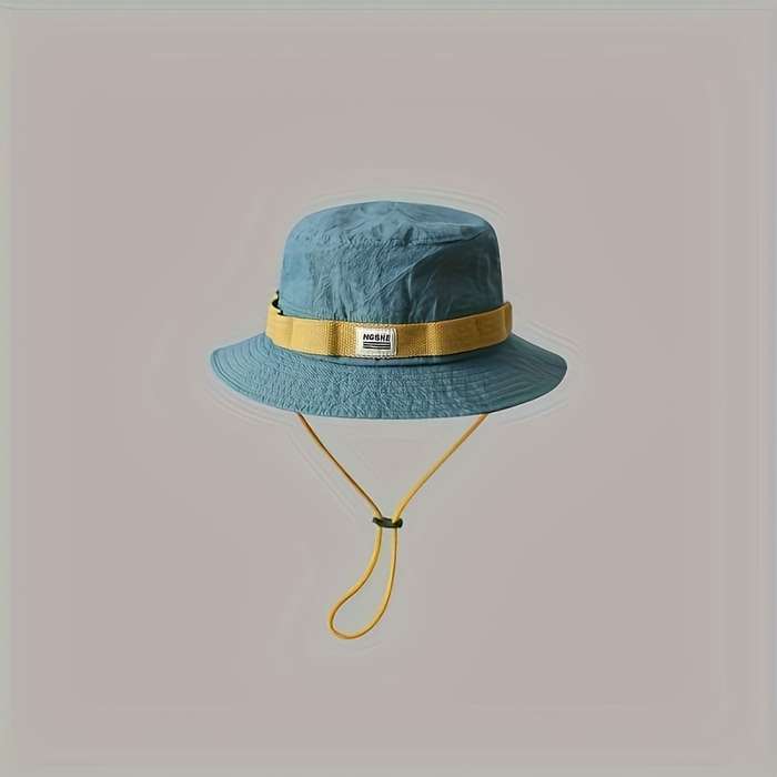 1pc The same outdoor adventure camping hat for men and women color block theme beautiful and prac
