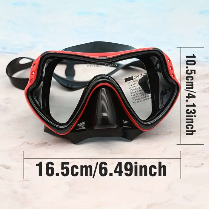 1pc Professional Snorkeling Dive Mask Set Anti-Fog Leak-Proof Dry Adult Snorkeling Goggles