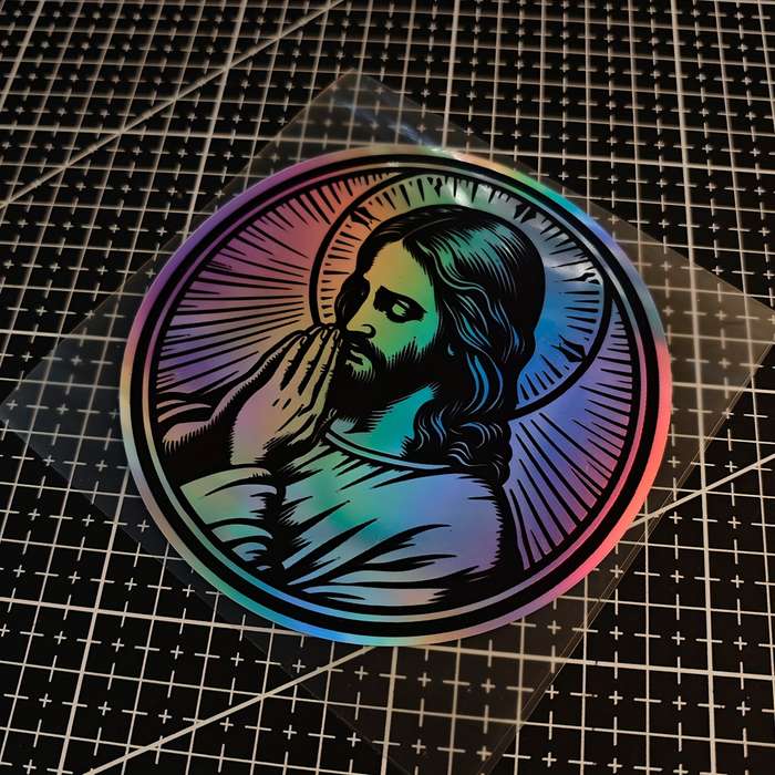 1pc Jesus Christian Themed Stickers