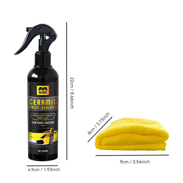 1pc Ultimate Shield Ceramic Coating for Cars Advanced Hydrophobic Formula Enhanced Shine Super Prote