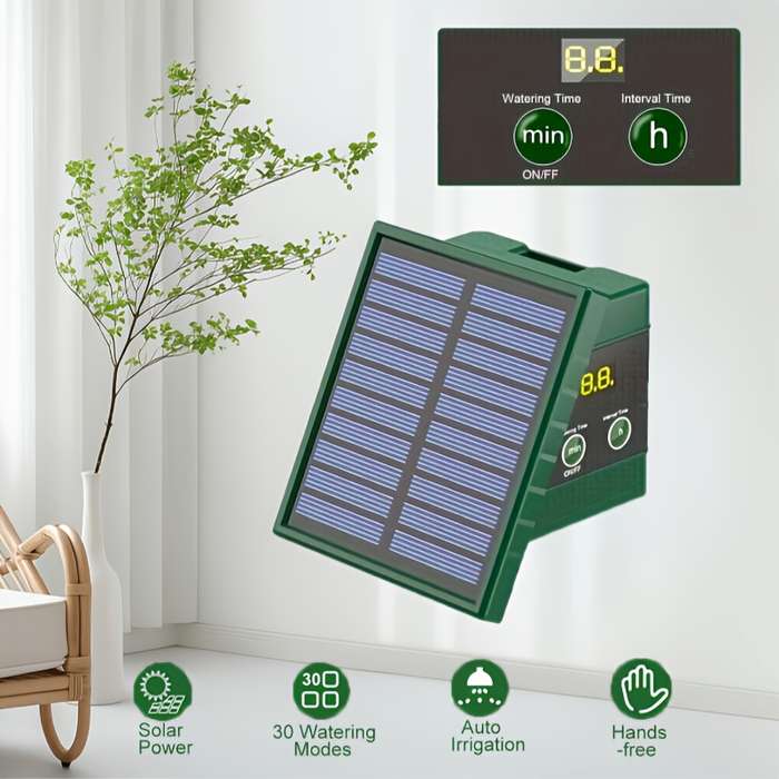 1Pc 1.1W Solar Drip Irrigation System Automatic Watering System