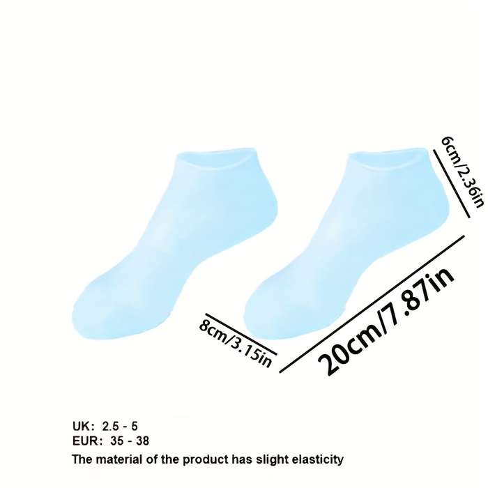 1 Pair Blue  Socks