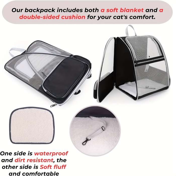 1pc Blacksize One size Pet Bag