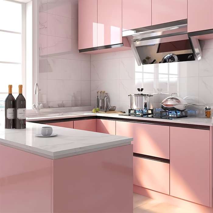 1PC Wall StickersPink60cm Wide X 2 Meterss Long