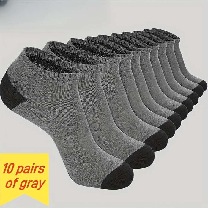 10 Pairs White One Size High Elastic Socks