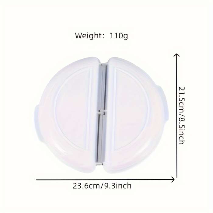 1pc Leak-Proof Microwave Egg Storage Container with Lid Portable Food Organizer for Camping