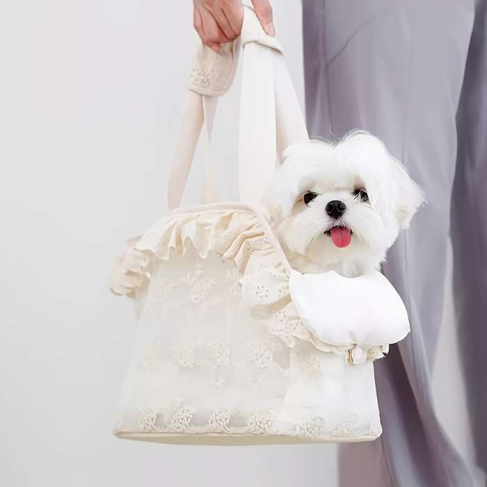 1pc Beigesize M 31*18*26cm Pet Bag