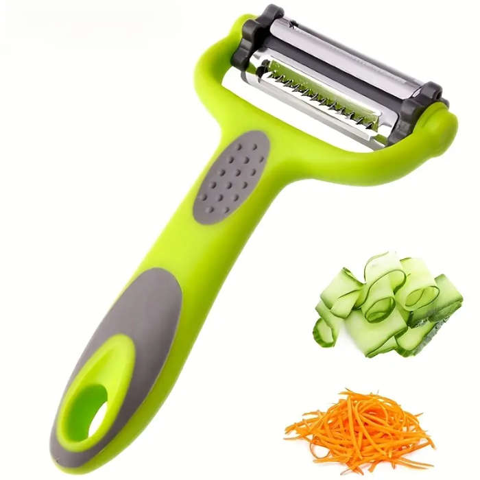 1pcs 3in1 Rotary Peeler Fruit Vegetables Cabbage Graters Salad Carrot Potato Slicer Kitchen Multifun
