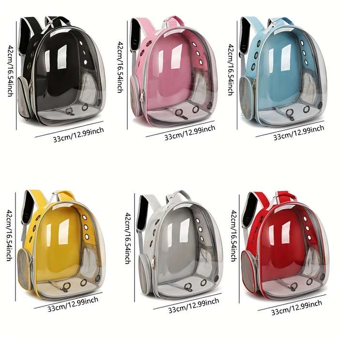 1pc One sizeStyle 9 hole breathable shoulders light blue Pet Bag