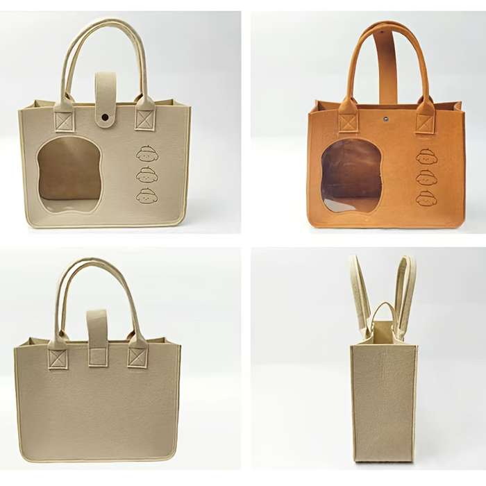 1pc Beige Pet Bag