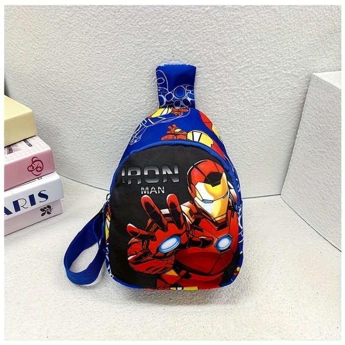 1pc Backpack Fashionable Sling Bag Nylon Single Shoulder Bag with Adjustable Strap Zipper Closure