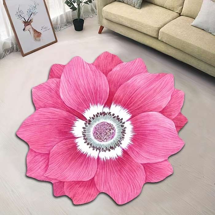 1Pc Pink Floor Mat