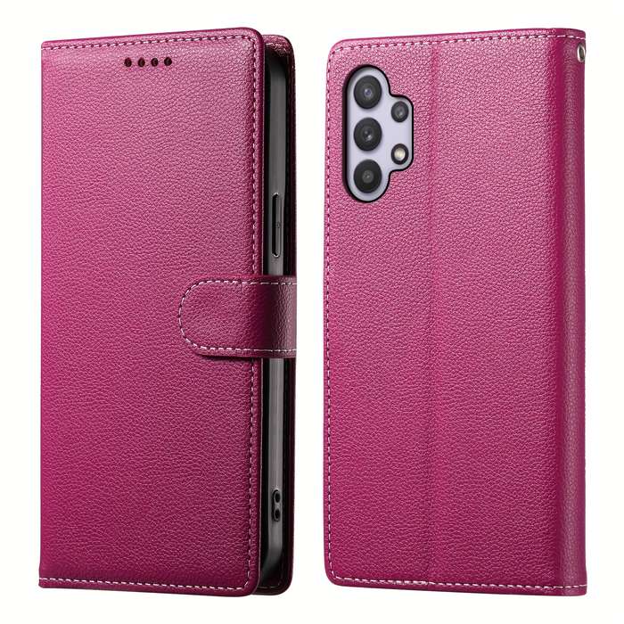 1pc Rose Red For Samsung Galaxy A32 Phone Cases