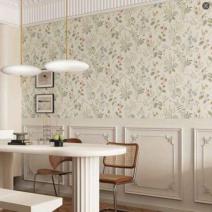 1PC Wall StickersMorning Flowers And Evening Flowers H210.5m LongX44cm Wide