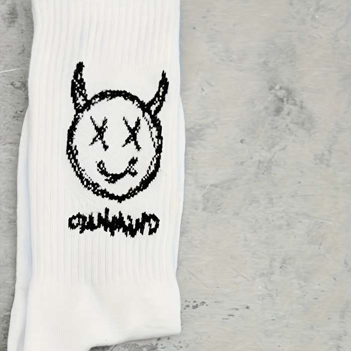 1 Pair Black One Size Socks