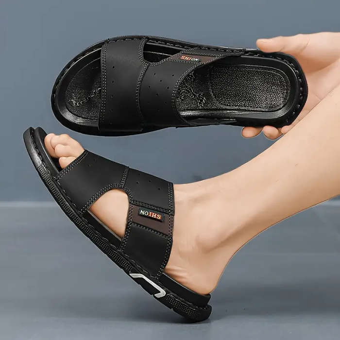 Soft Sole Comfortable Versatile Sandals Black Code 43