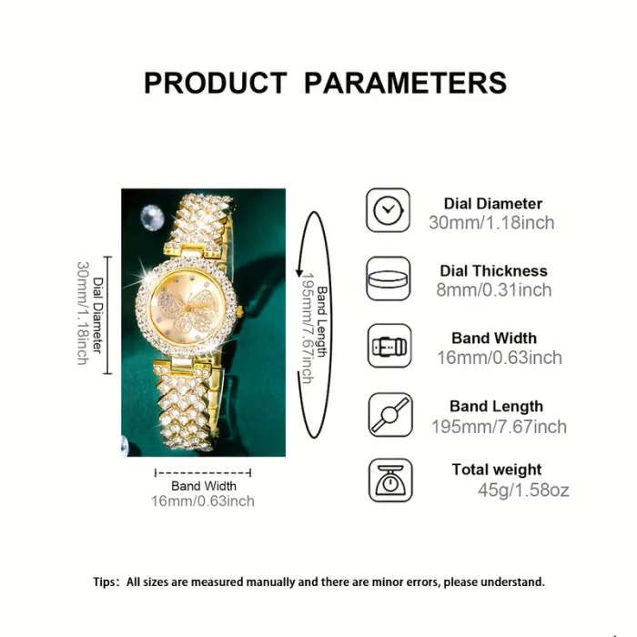 Womens Watch 2pcs