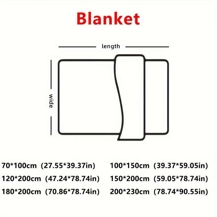1ps Blanket Color Light Camel size 180x200CM