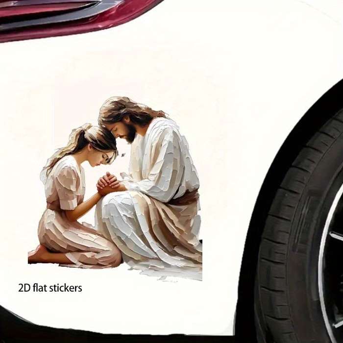 1pc Jesus Christian Themed Stickers