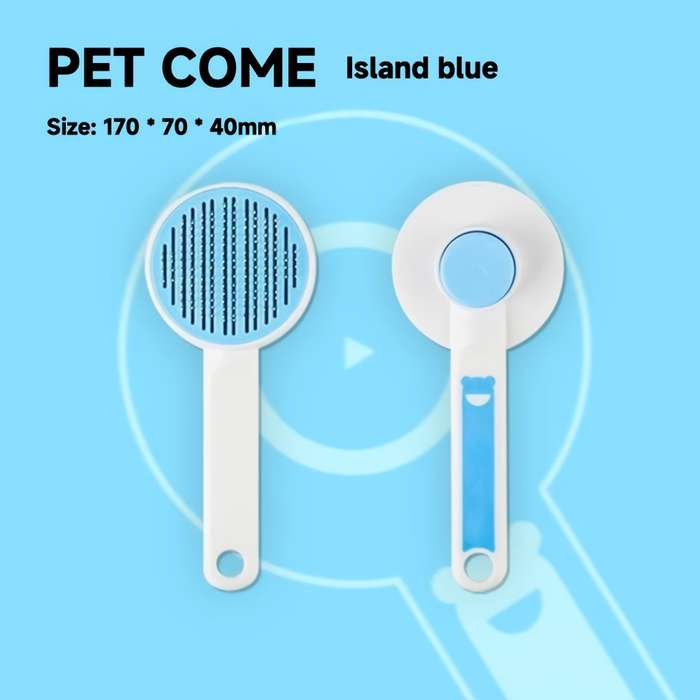 1pc Blazing Orange Pet Comb