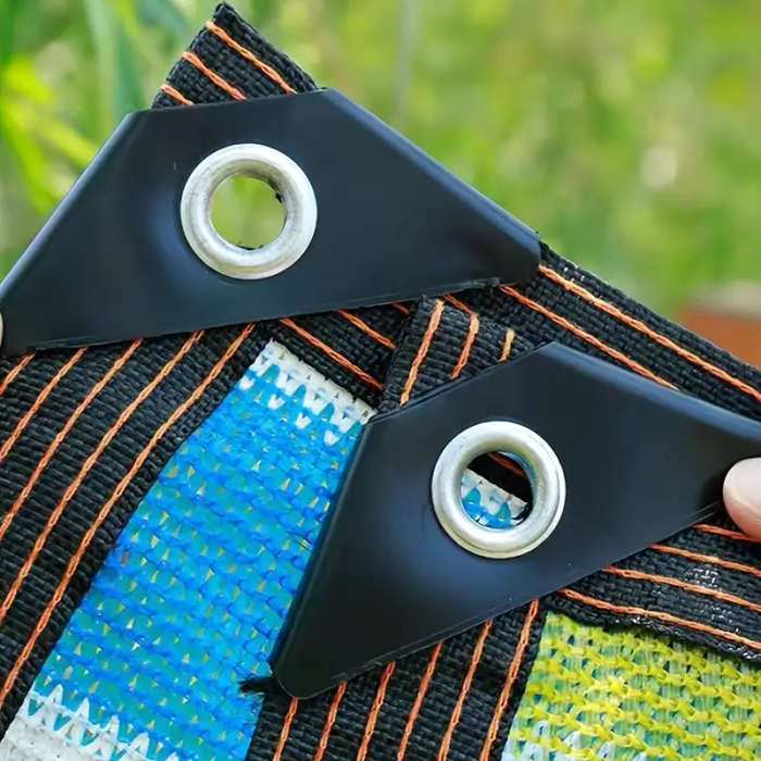 1pc Colorful Striped High-Density Breathable Sun Shade Net Size 200x400cm Durable Plastic Outdoor