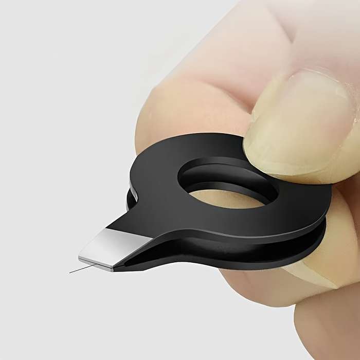 1pc Professional Slant Tip Tweezer with Hollow Handle Precision Eyebrow  Facial Hair Removal