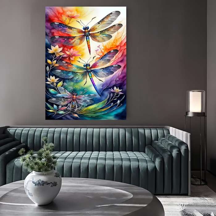 1000pcs Dragonfly Jigsaw Puzzle Vibrant Colors Thick Durable Cardstock Seamless