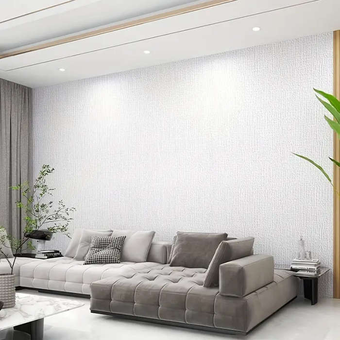 1 Roll 20m White Self-adhesive Wallpaper