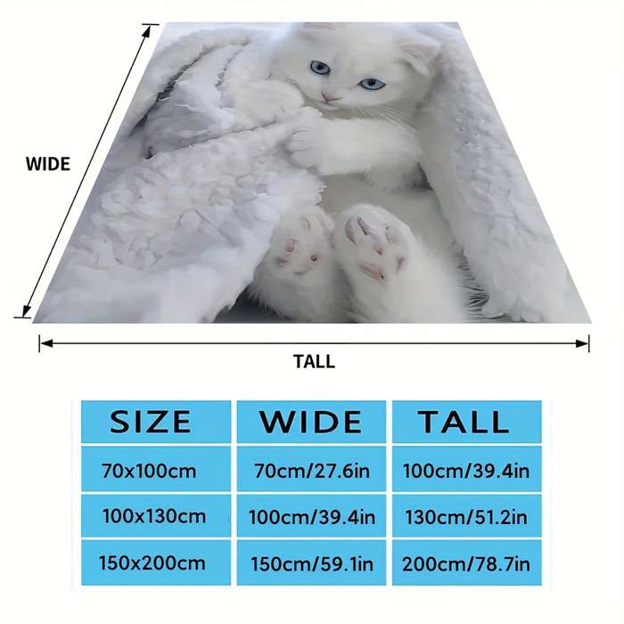 1ps Blanket Size 100.0X129.97Cm