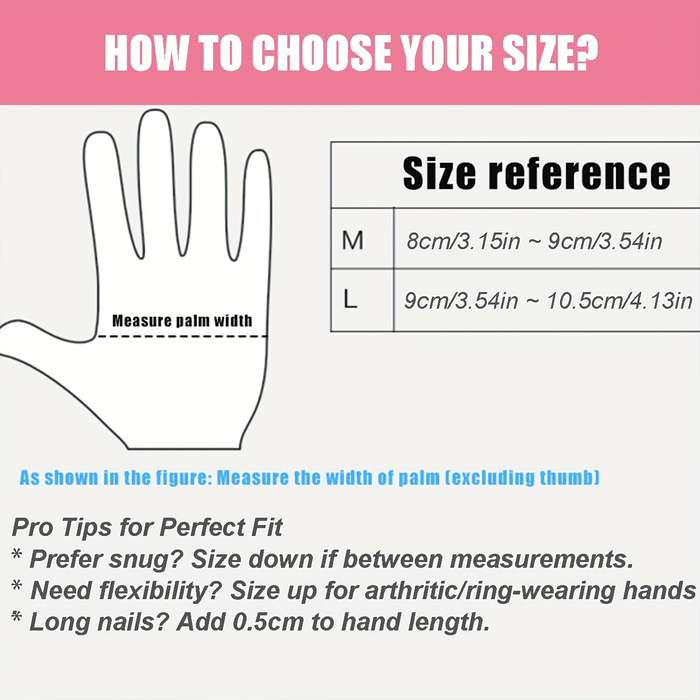 2 Pairs Pink Size  M Household Cleaning Gloves