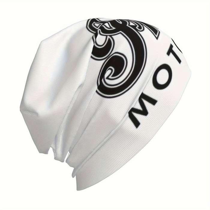 1pc Indian Motorcycles Beanie Hat Soft Thin Polyester Blend Funky Style Bonnet Cap with Log