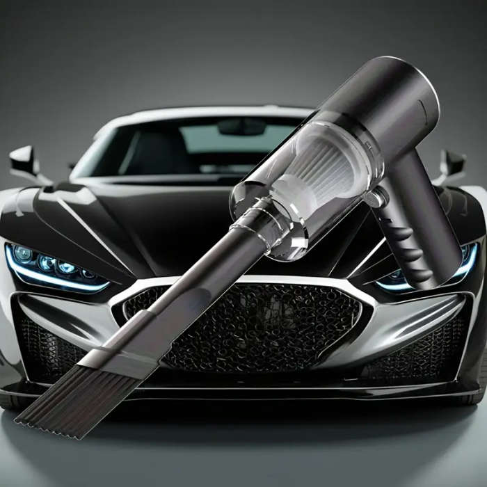 Portable Wireless Handheld Vacuum Cleaner with Tornado Cyclone Suction Technology, Lightweight and C