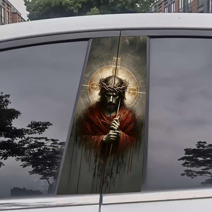 2pcs  25cm50cm Jesus Christian Themed Stickers
