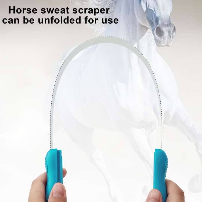 1pc One Circle Of SawTooth Blue Pet Comb