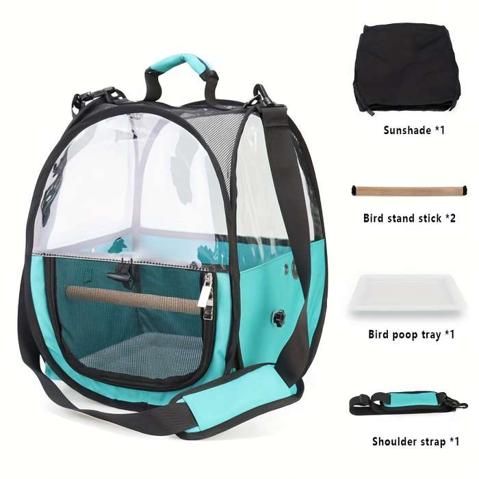 1pc Green Add stick Add plate Add sunshade Pet Bag