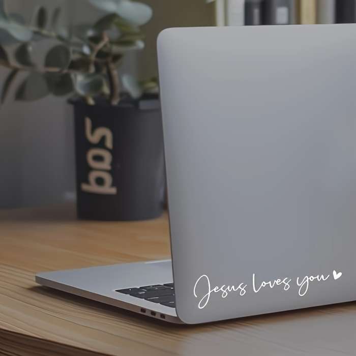 1pc Black Jesus Christian Themed Stickers