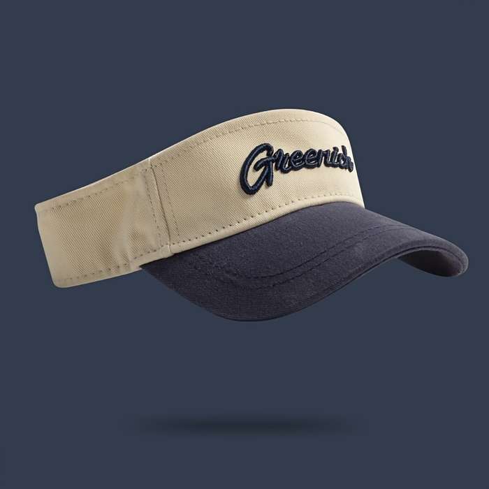 1pc Women's Embroidered Sun Visor Hat Polyester Fantasy Themed Non-Stretch Stripe Craftsmanship