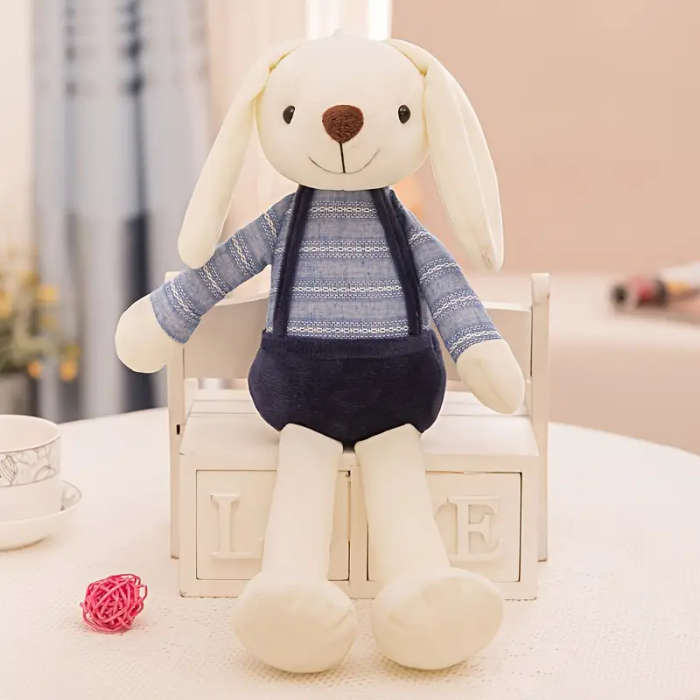 Sugar Bunny Doll Pillow Plush Toy Female Companion Children's Gift Rag Doll Blue