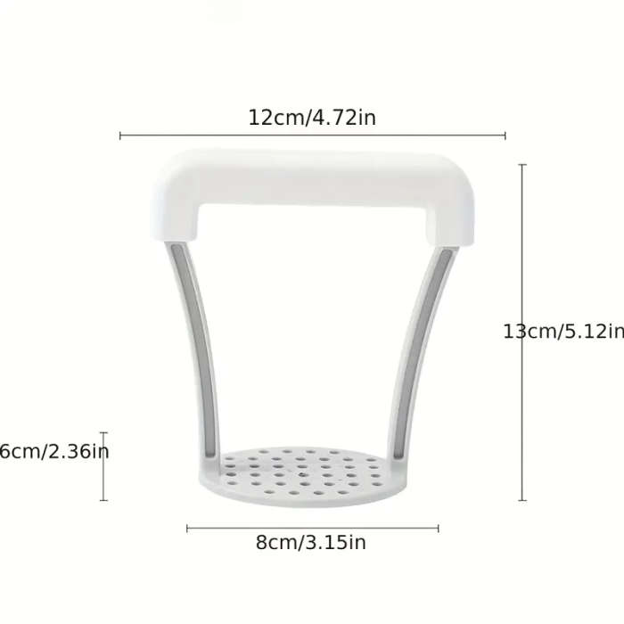 1pc Manual Potato Masher with Non-Slip Handle Plastic Vegetable Masher for Kitchen Gadgets and Tools