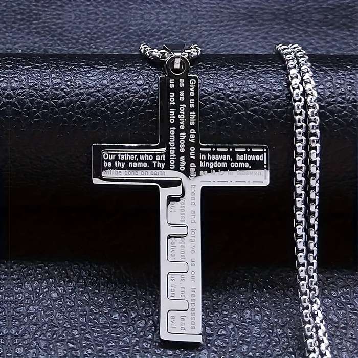 1 Piece Silvery Jesus Theme Pendant