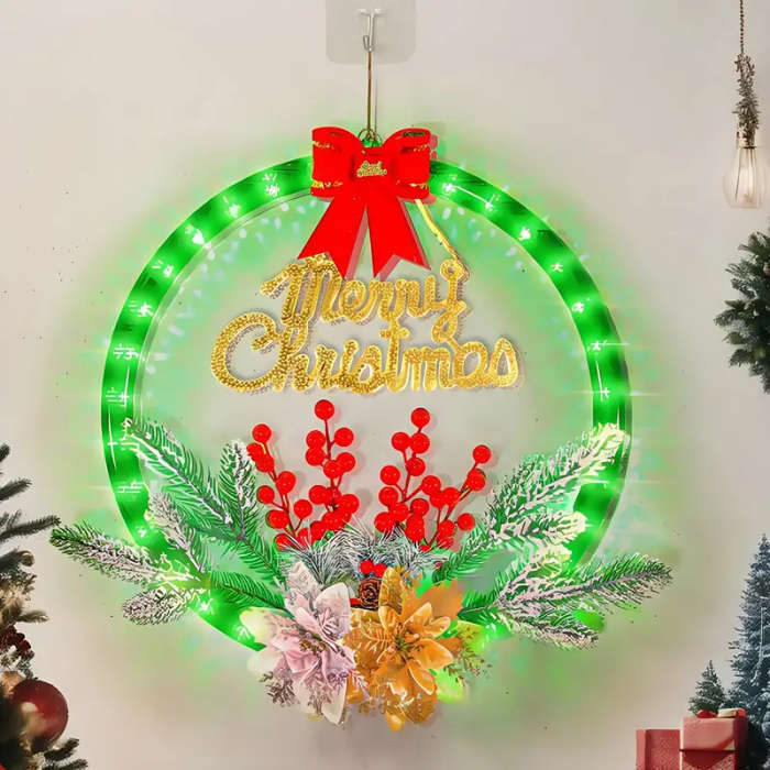 2025 New DIY 8 Color Flashing Function Timer Christmas Light Sign